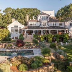NEW for 2026! Views of Cotuit Bay, pool, dock, beach area & hot tub RPMS156