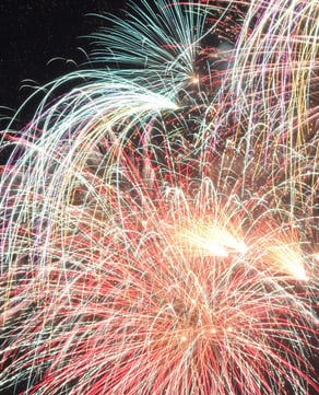 Fireworks at 8:30