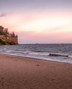 Sunset Over the Water