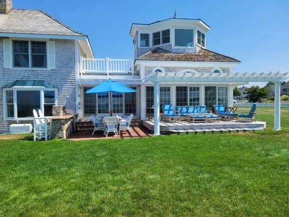 Oceanfront home on Lewis Bay. Sandy private beach RPMS077 - Image 3
